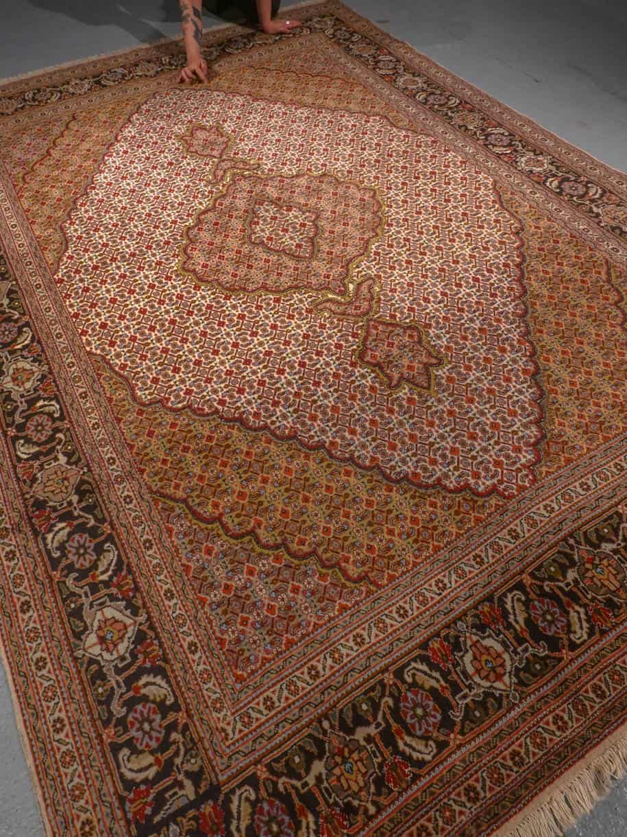 lempeän rauhallinen tabriz 292 x 203 cm