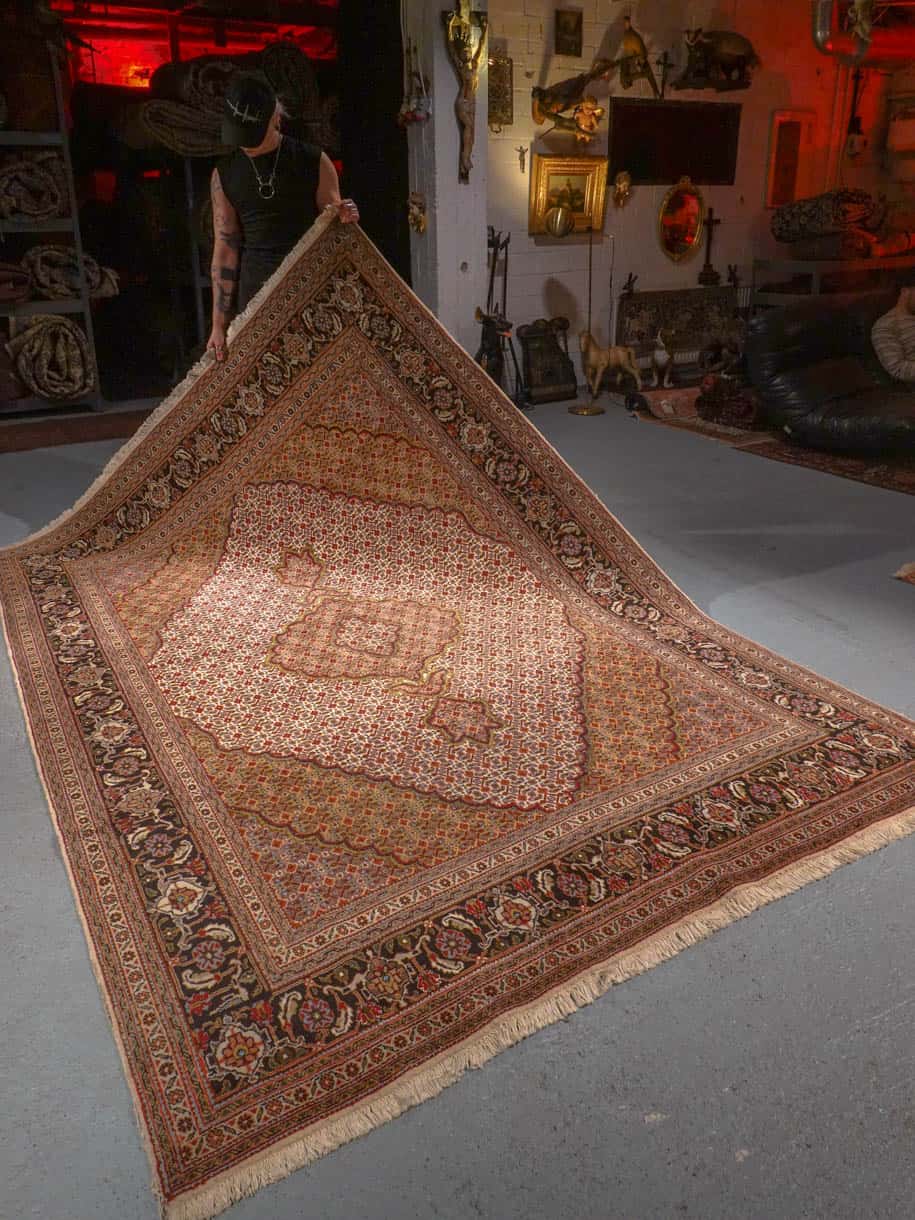 lempeän rauhallinen tabriz 292 x 203 cm