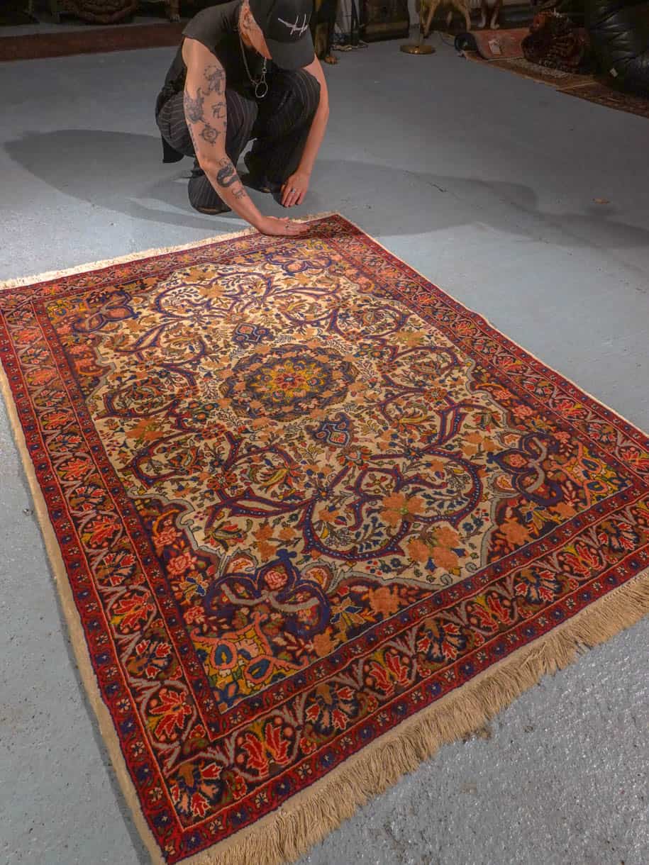 hehkuvan koristeellinen bijar 157 x 120 cm