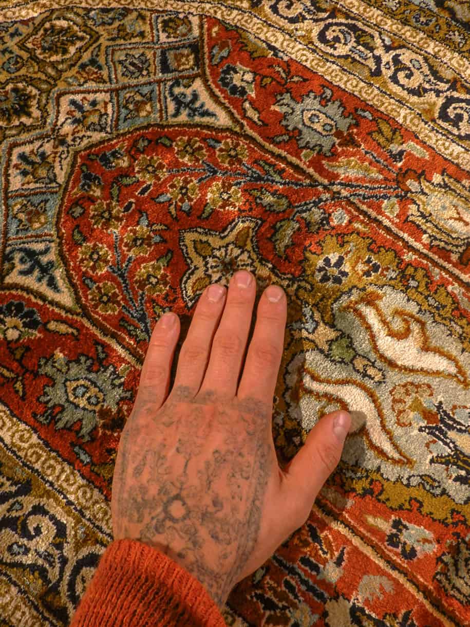 silkkimatto eteerinen paratiisi kashmir 145 x 92 cm (kopio)