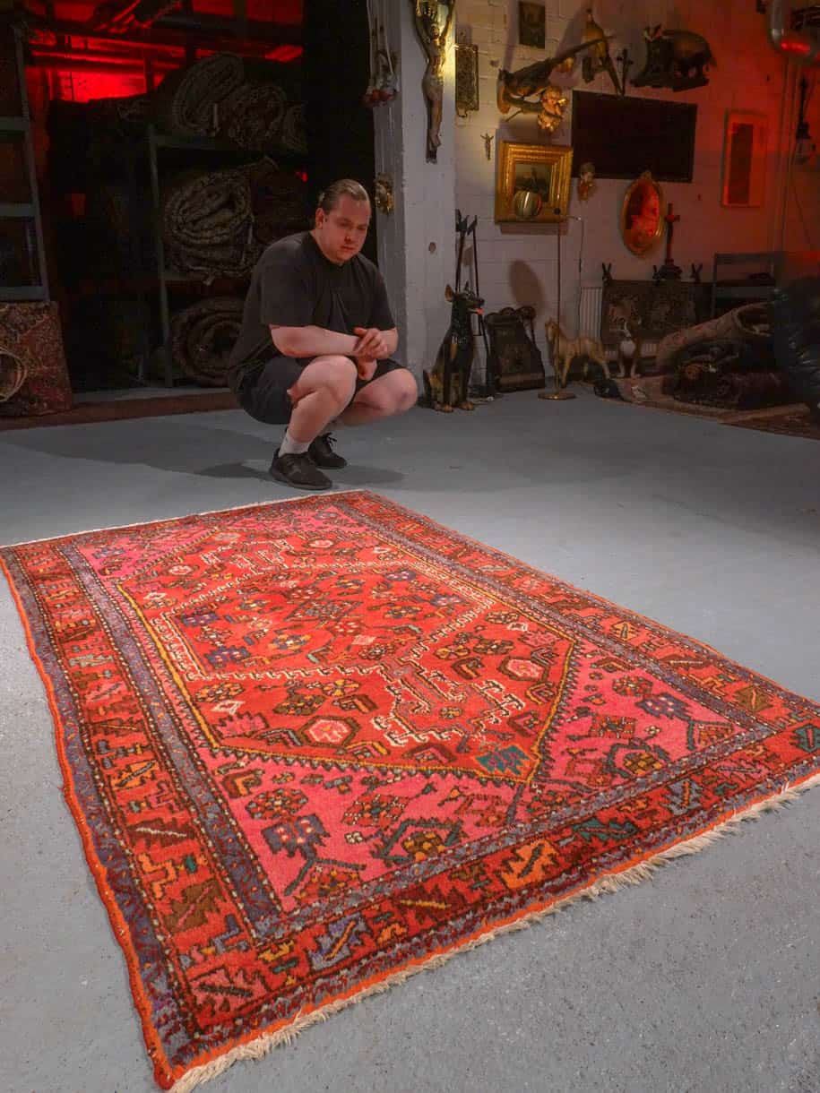 huolettoman hehkuva hamadan 150 x 106 cm (kopio)