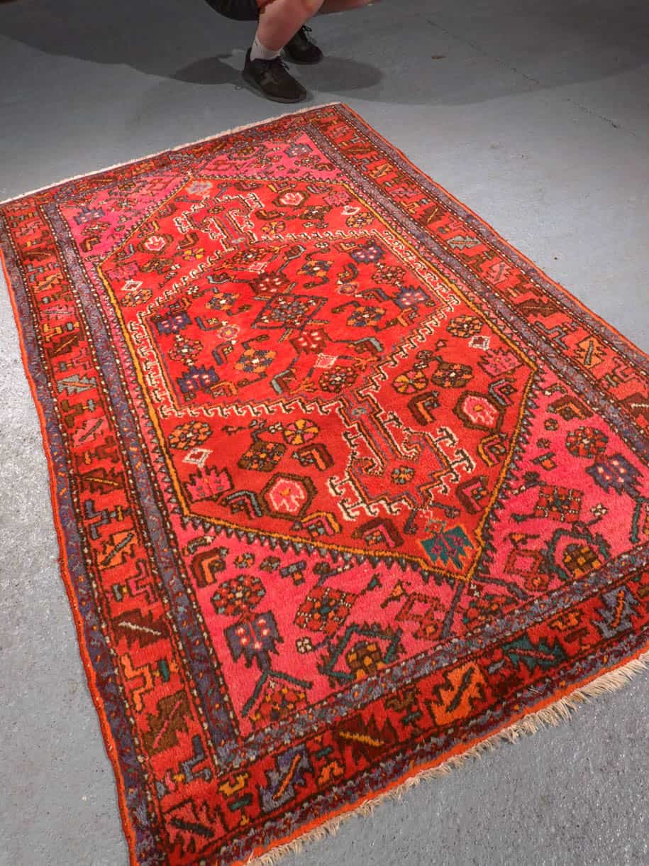 huolettoman hehkuva hamadan 150 x 106 cm (kopio)