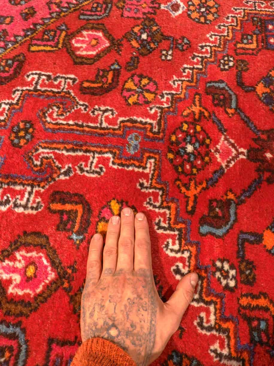 huolettoman hehkuva hamadan 150 x 106 cm (kopio)