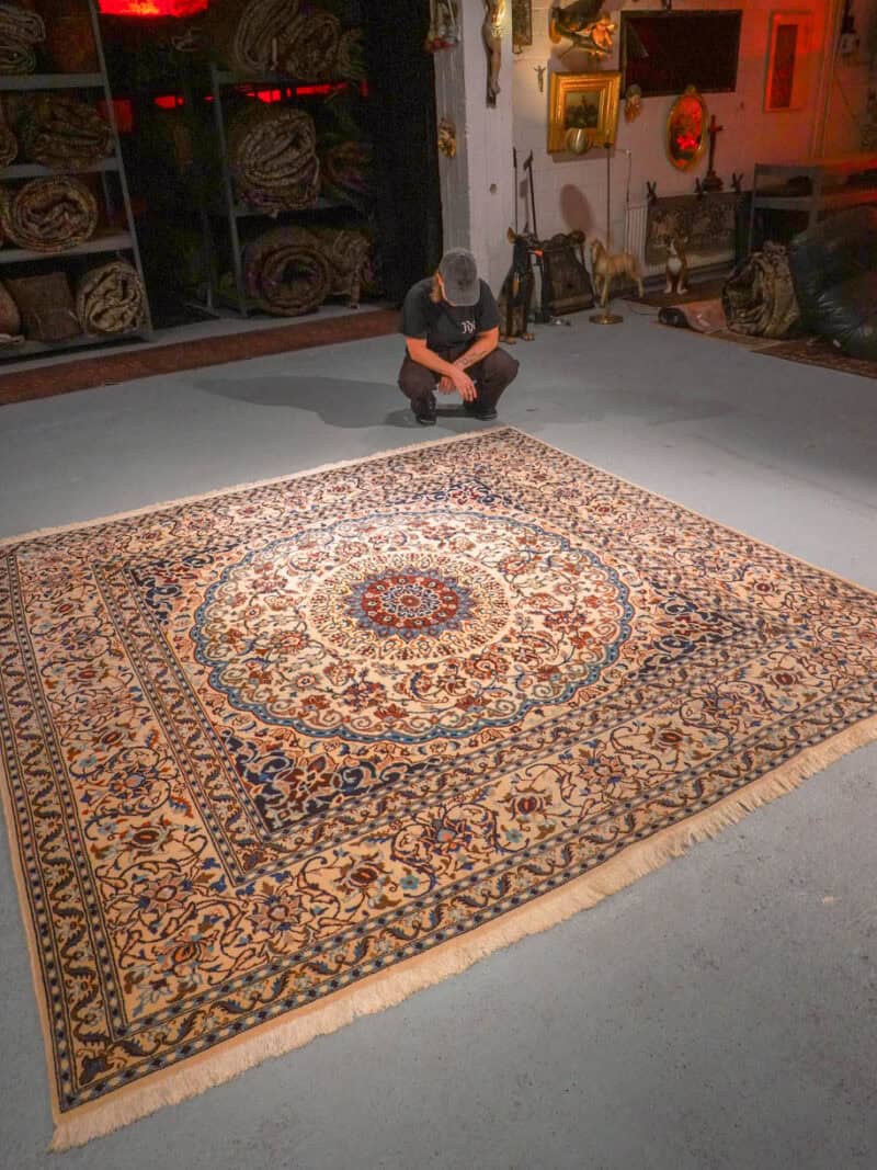 psykedeelinen neliömäinen kirman 150 x 145 cm (kopio)