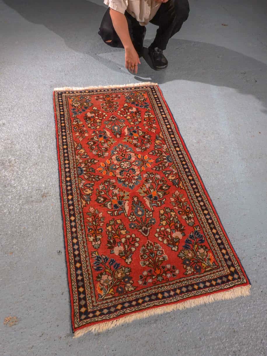 tyylikkään koristeellinen sarouk 125 x 65 cm