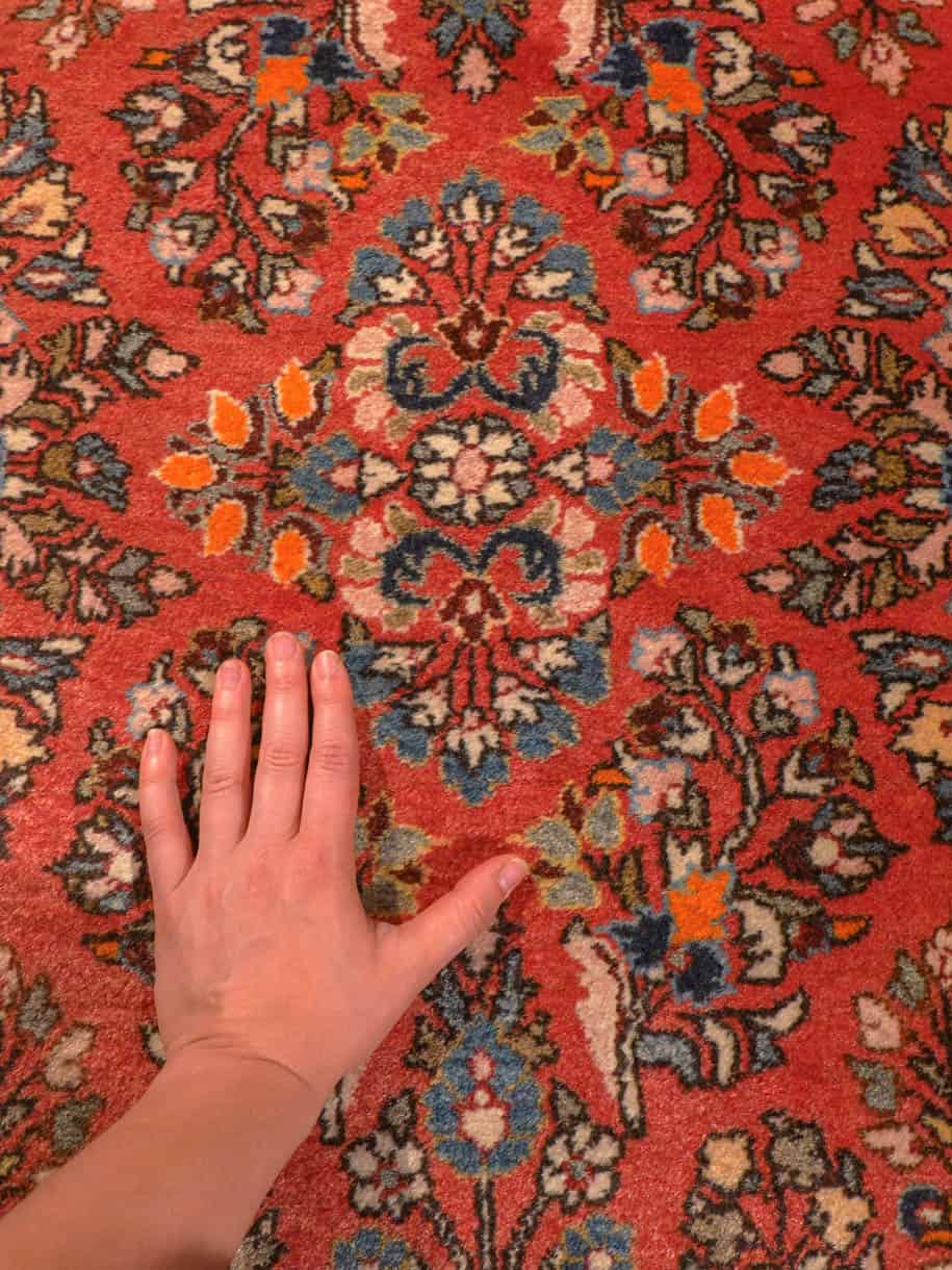 tyylikkään koristeellinen sarouk 125 x 65 cm
