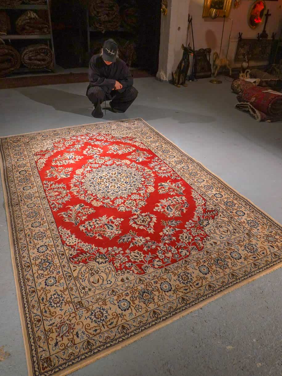 harvinainen punainen nain – 250 x 160 cm (kopio)