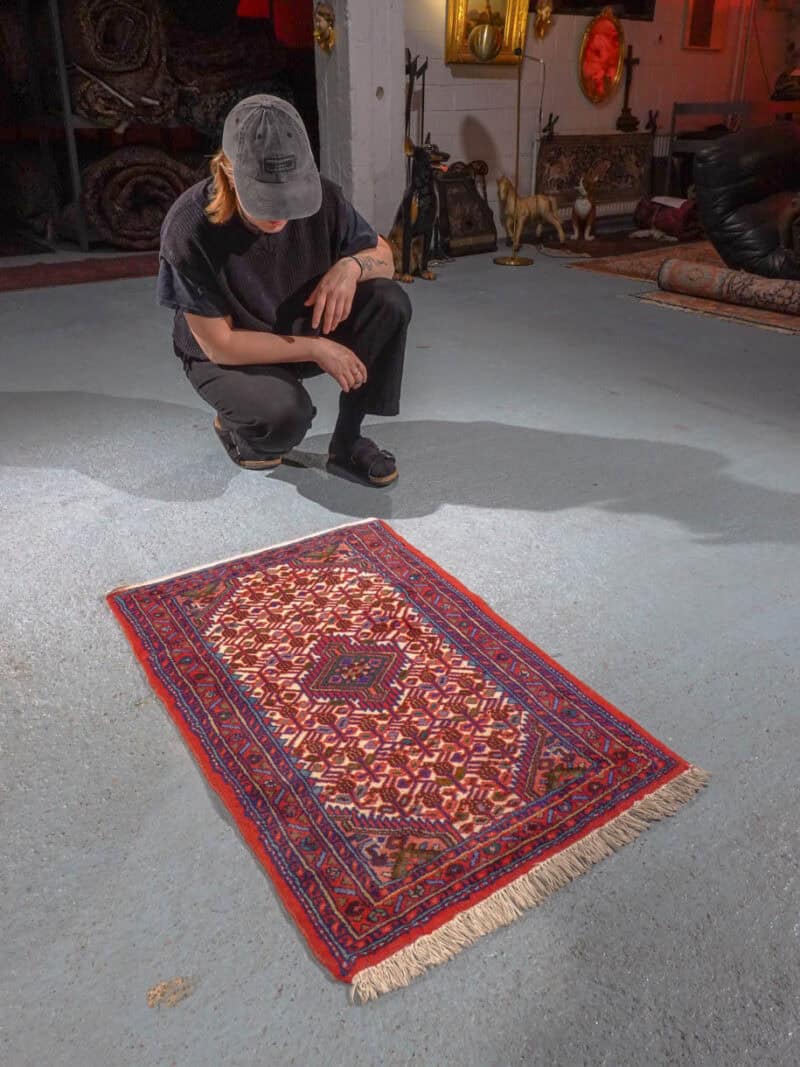 rustiikkisen geometrinen hamadan 182 x 125 cm (kopio)