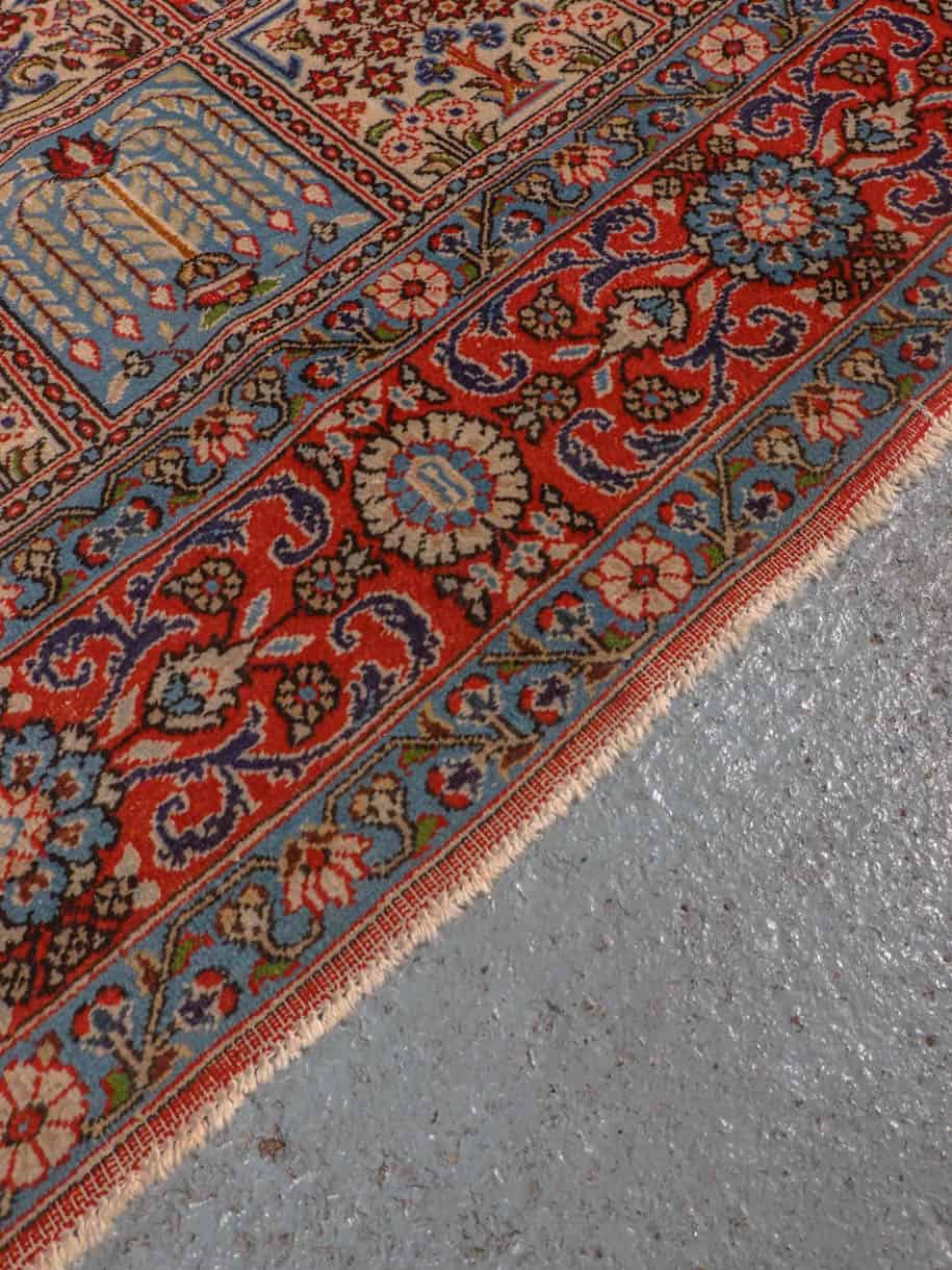 raikkaan sävykäs puutarhakuvioinen moud 205 x 138 cm (kopio)