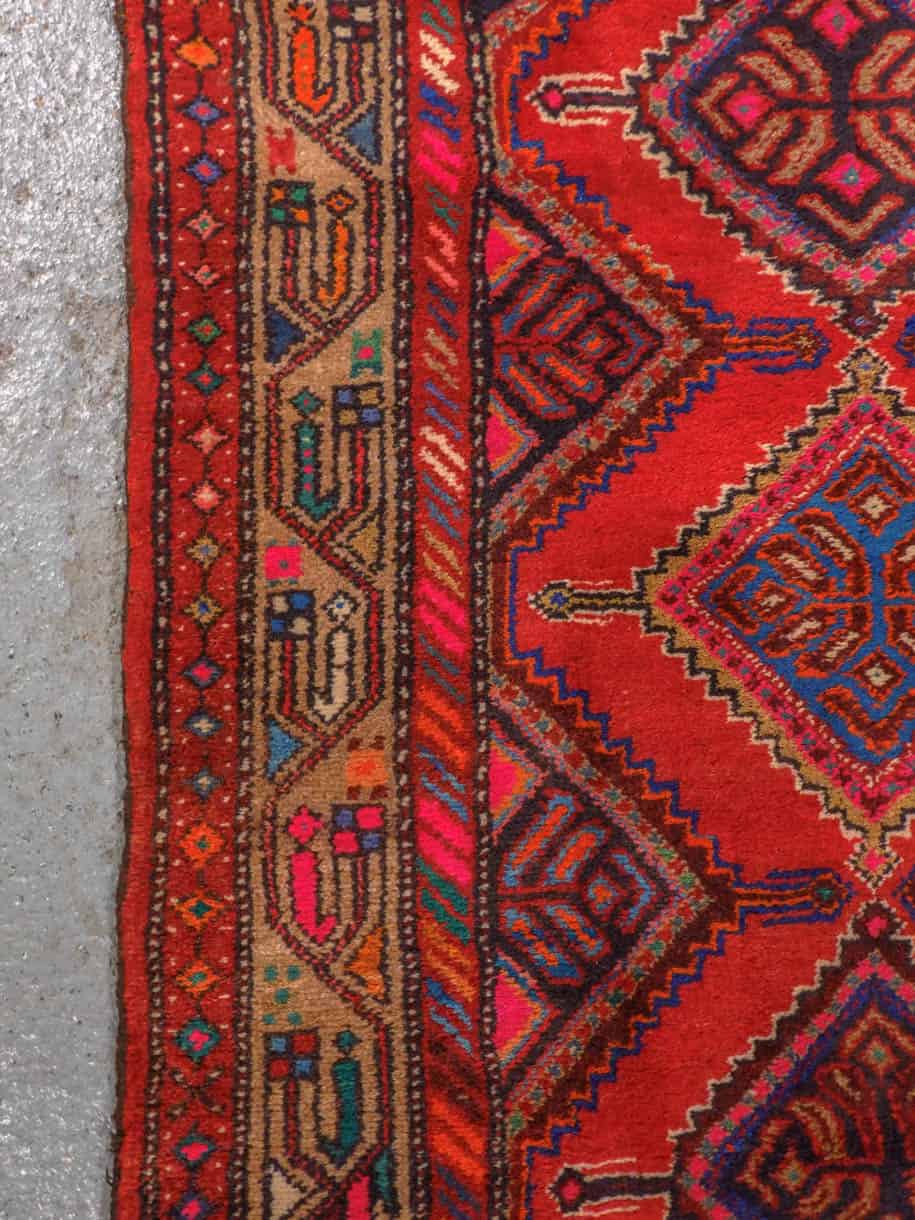 vivahteikkaan kodikas hamadan käytävämatto 212 x 98 cm