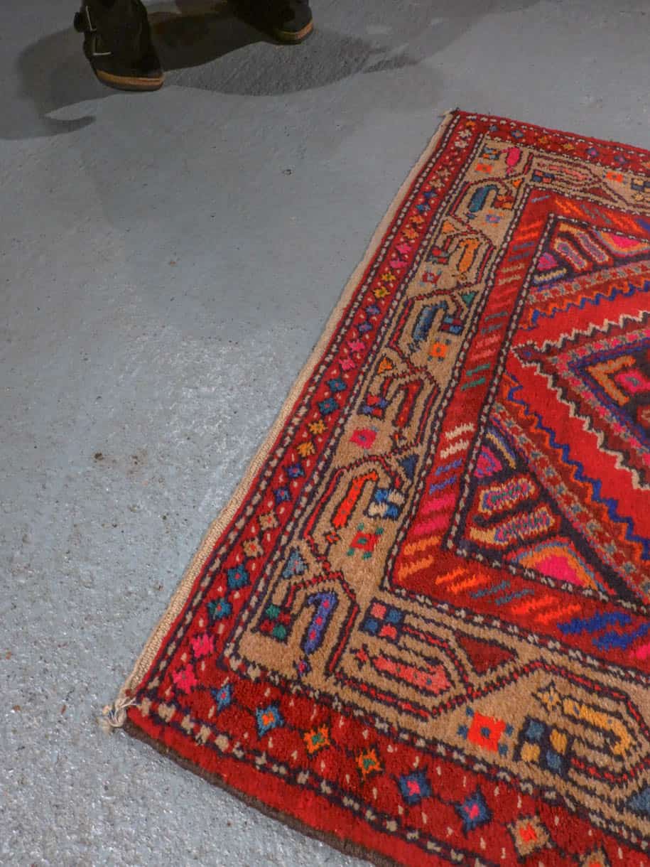 vivahteikkaan kodikas hamadan käytävämatto 212 x 98 cm