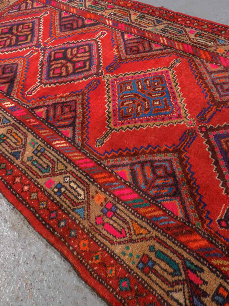 vivahteikkaan kodikas hamadan käytävämatto 212 x 98 cm