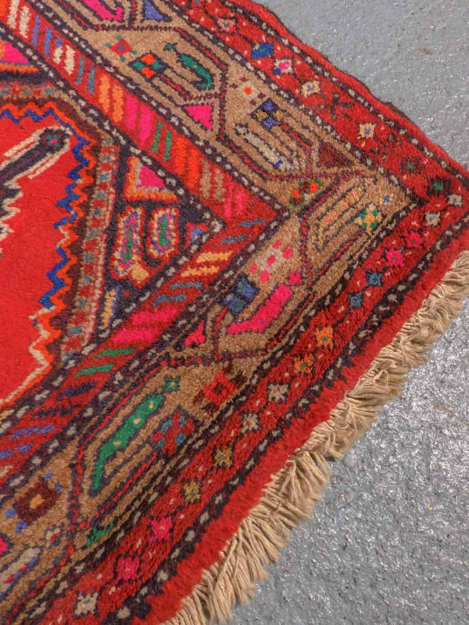 vivahteikkaan kodikas hamadan käytävämatto 212 x 98 cm