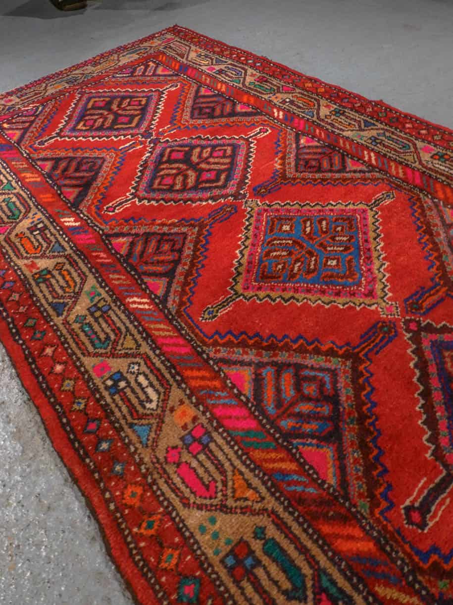 vivahteikkaan kodikas hamadan käytävämatto 212 x 98 cm