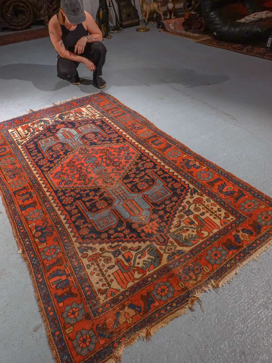 pehmeän rustiikkinen malayer 210 x 135 cm