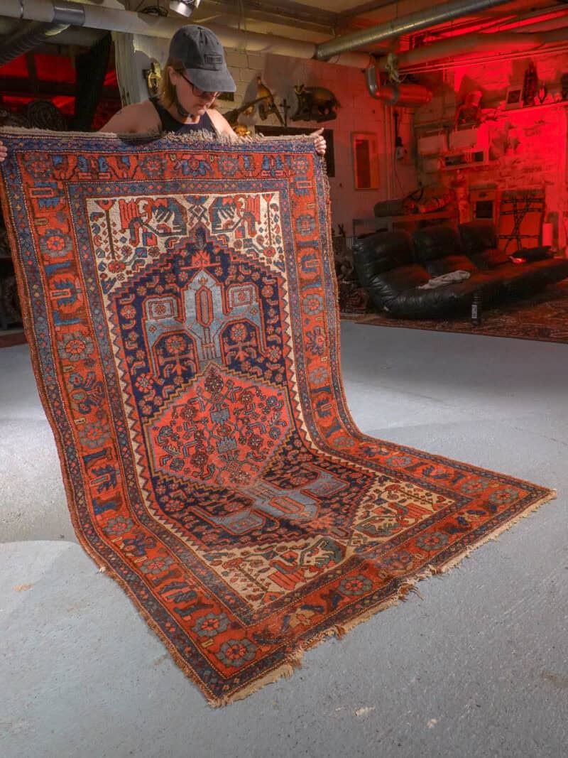 pehmeän rustiikkinen malayer 210 x 135 cm