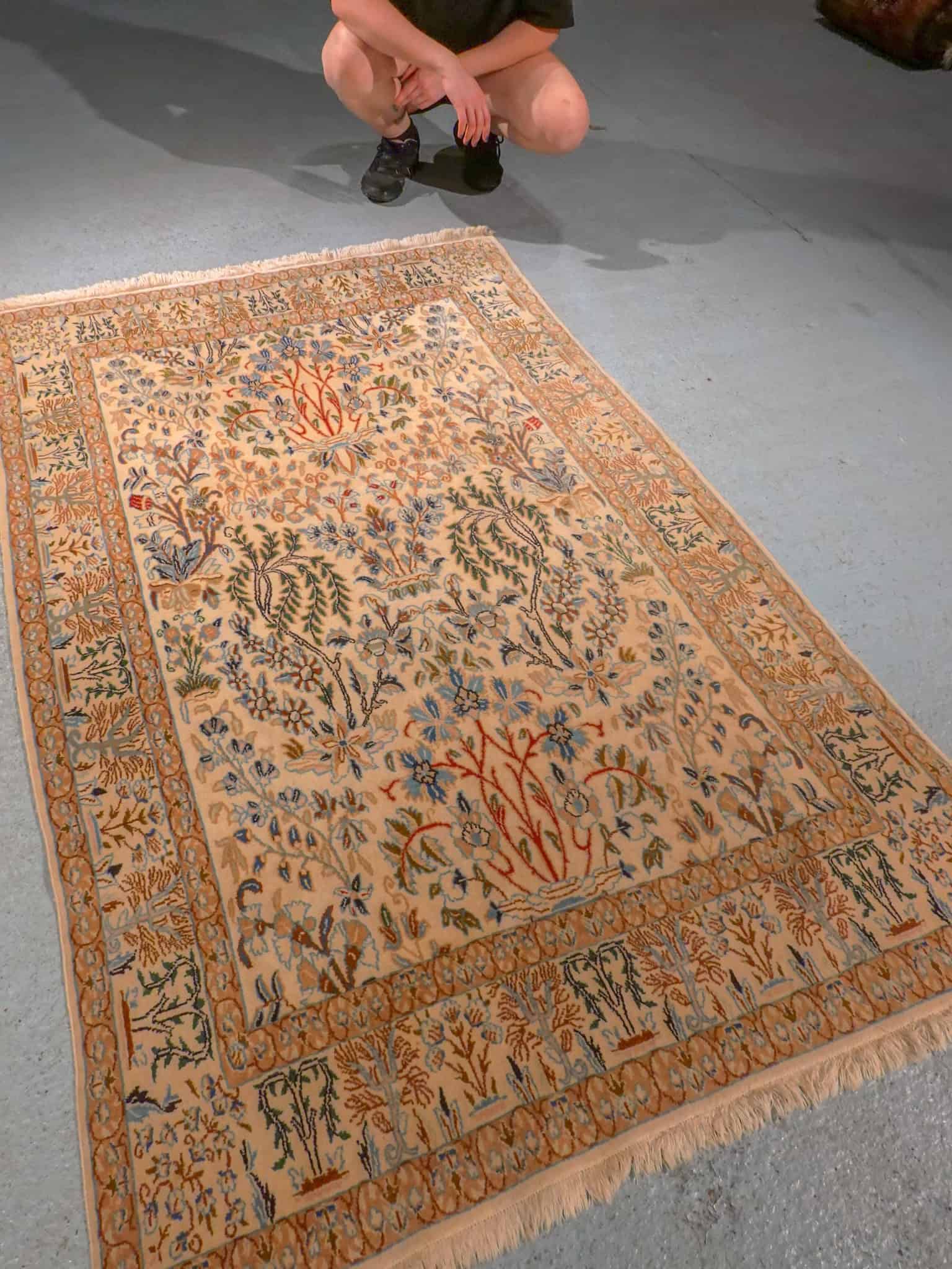lumoavan yksityiskohtainen ghom 230 x 139 cm (kopio)