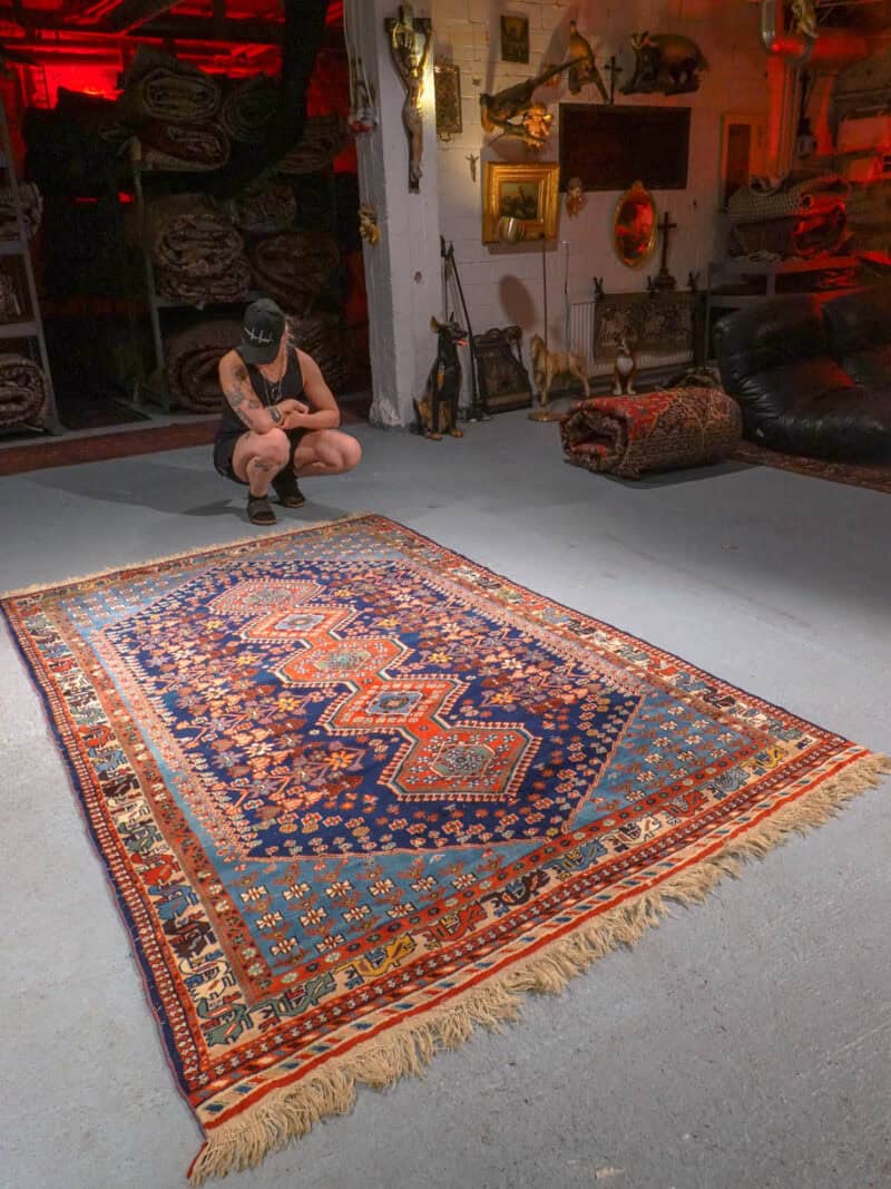 salaperäinen puoliantiikki afshar 145 x 106 cm (kopio)