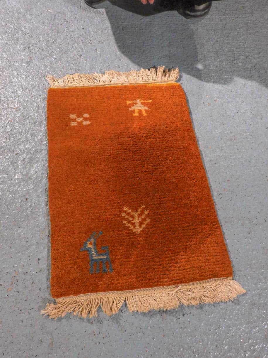 maanläheinen gabbeh 60 x 40 cm