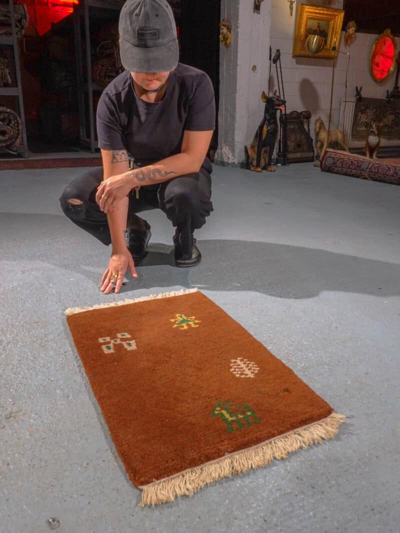sininen gabbeh 73 x 40 cm (kopio)