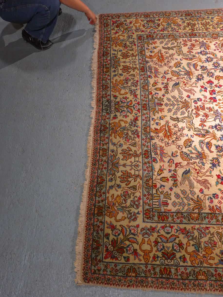 kauniin soinnikas tabriz käytävämatto 333 x 104 cm (kopio)