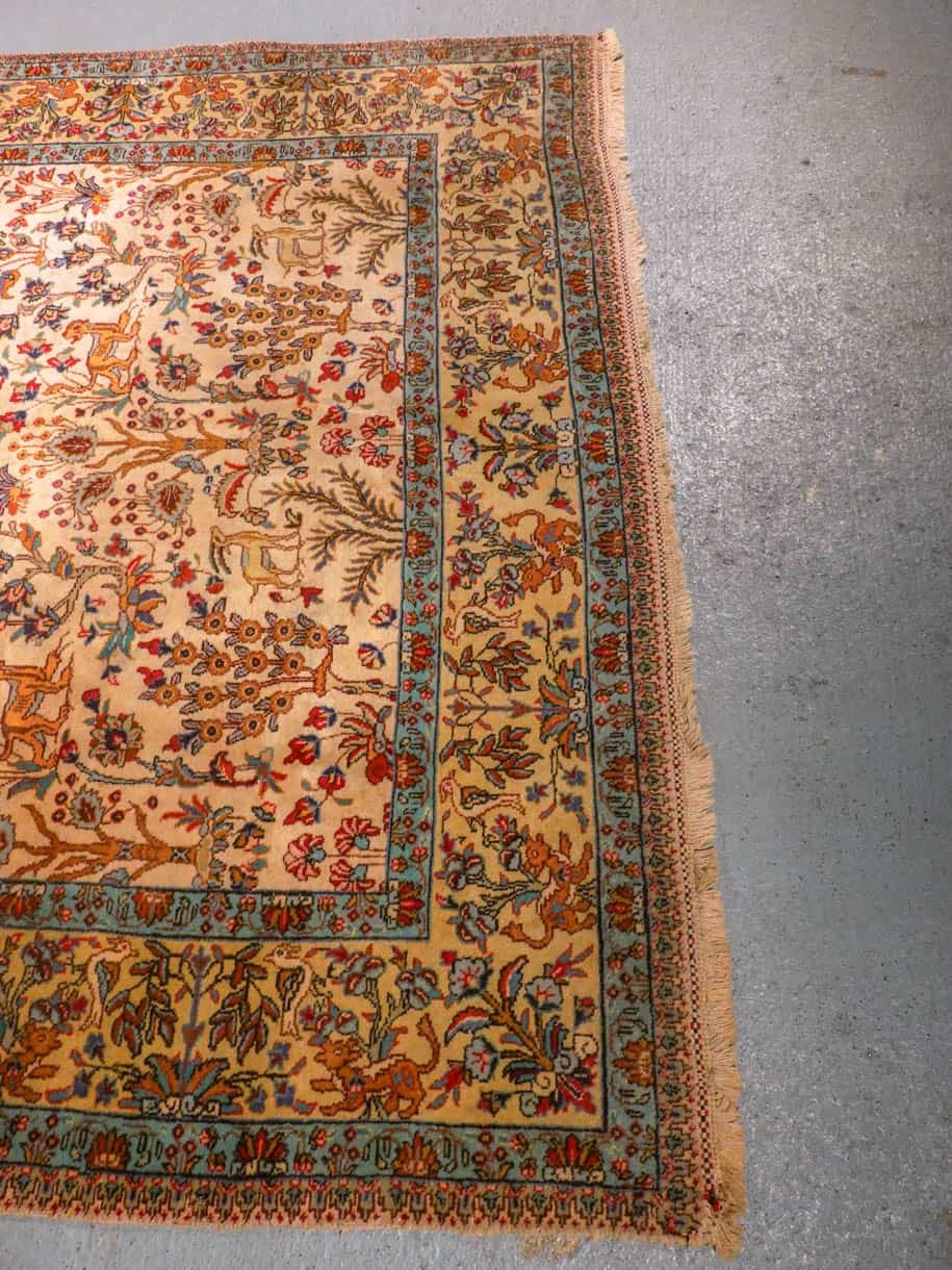 kauniin soinnikas tabriz käytävämatto 287 x 200 cm
