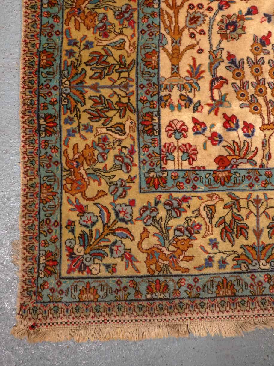 kauniin soinnikas tabriz käytävämatto 287 x 200 cm