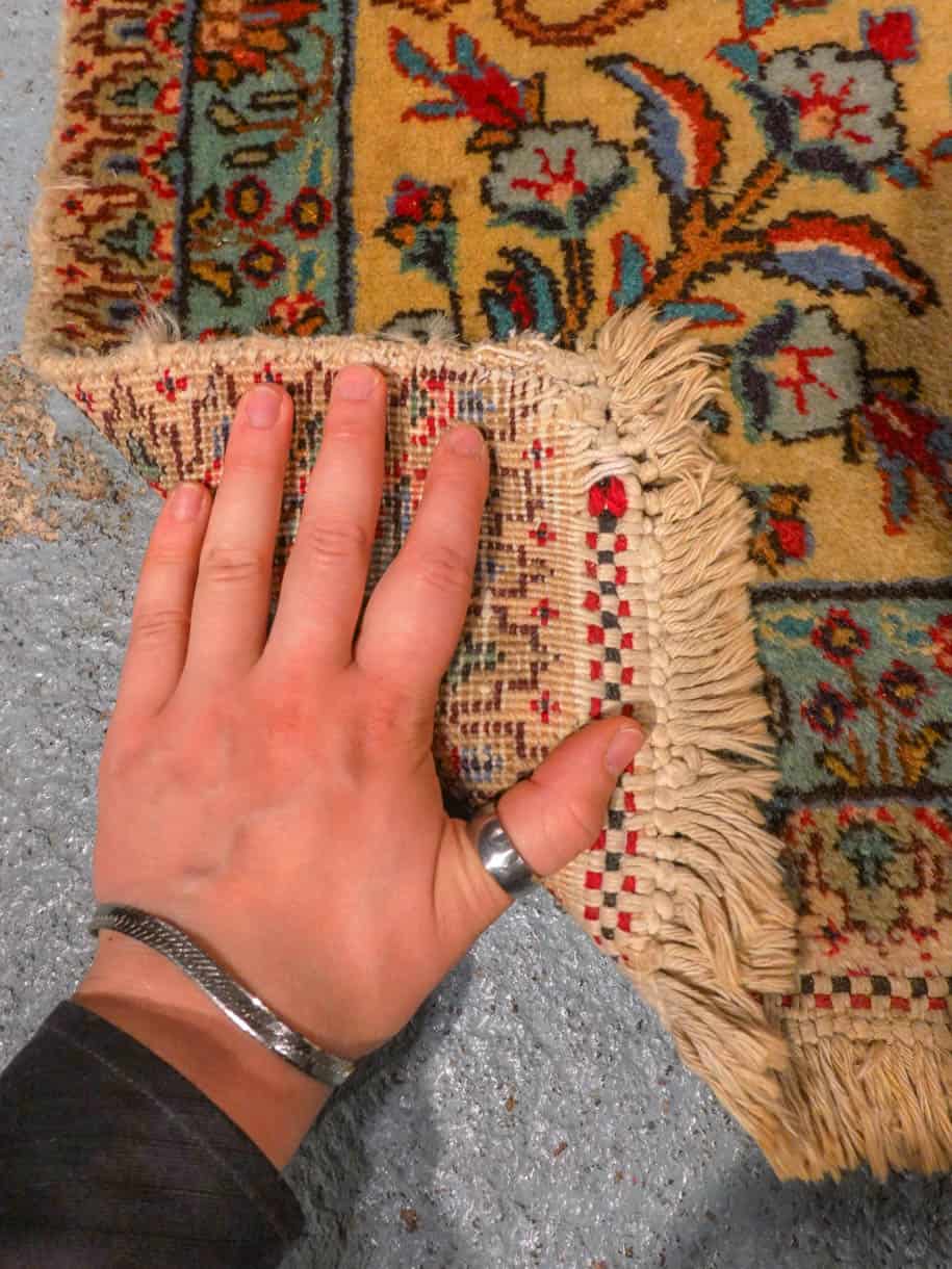 kauniin soinnikas tabriz käytävämatto 287 x 200 cm
