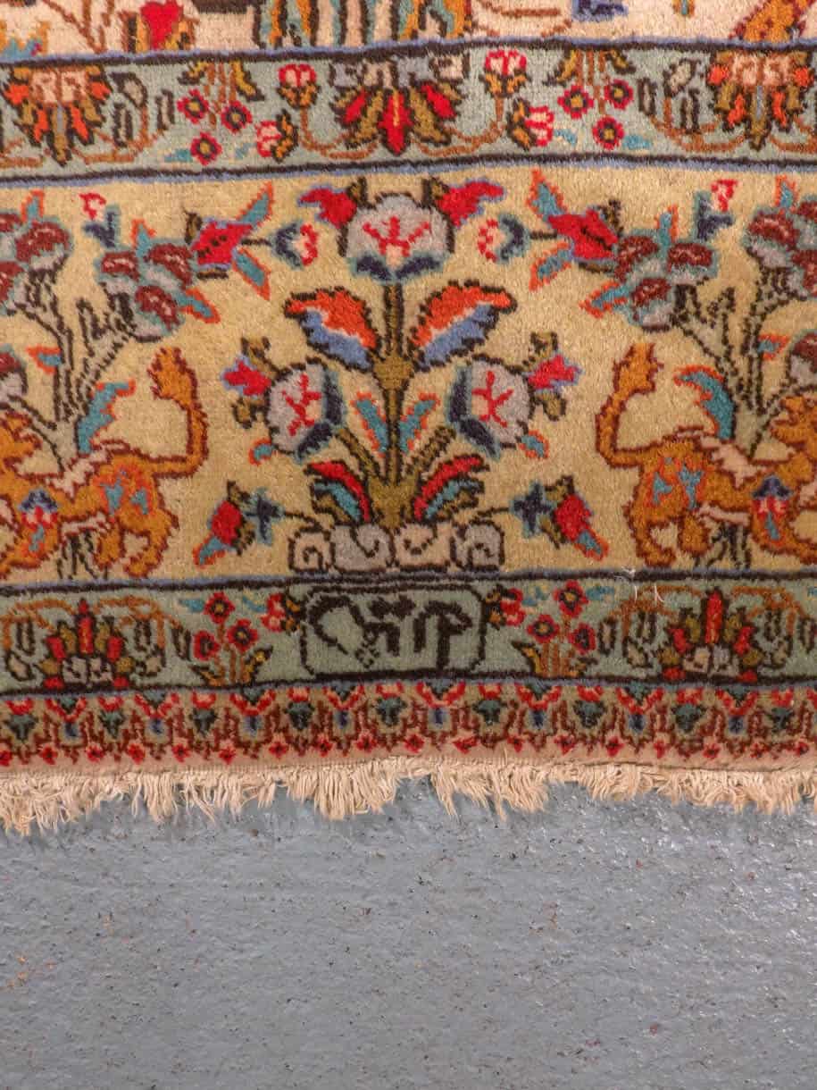 kauniin soinnikas tabriz käytävämatto 287 x 200 cm