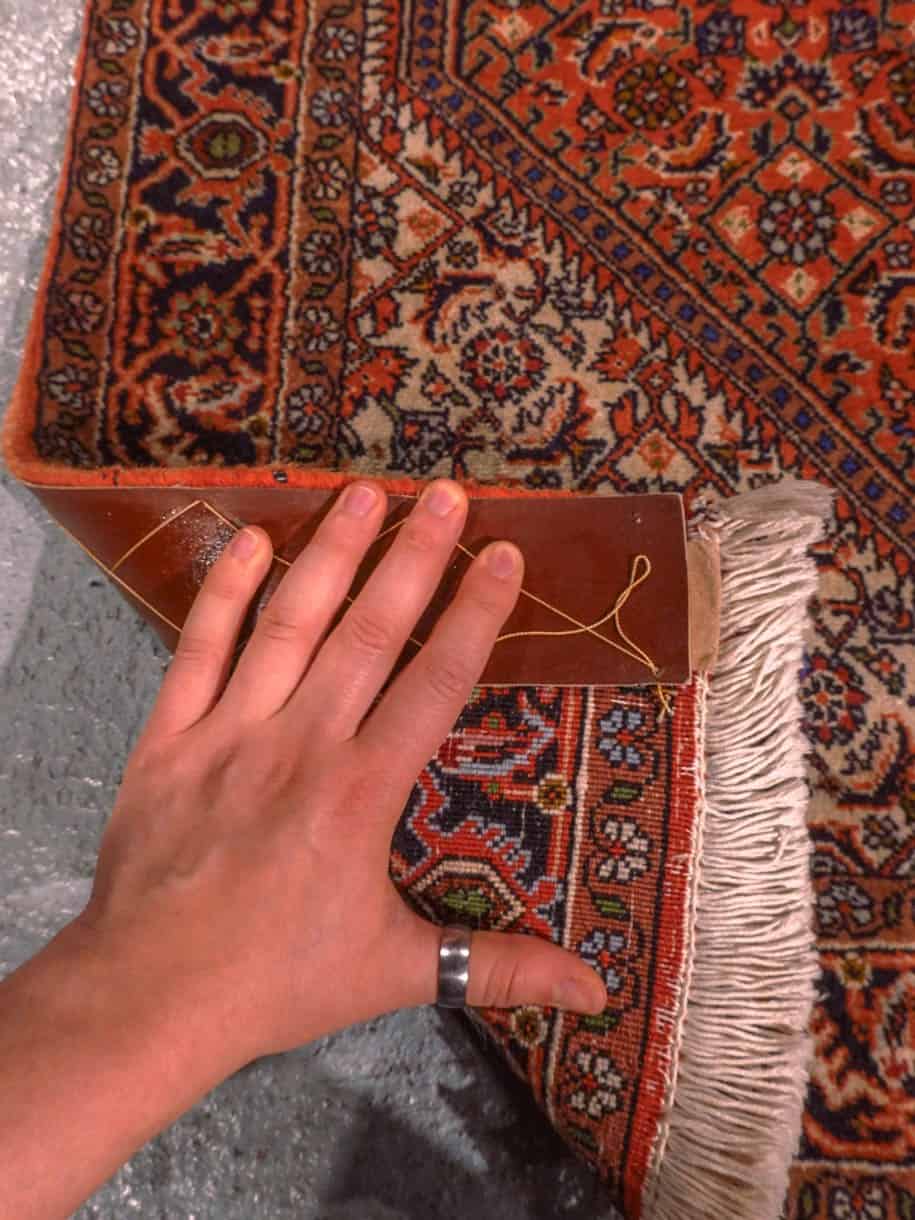 Bijar-maton kuvioinnin yksityiskohta