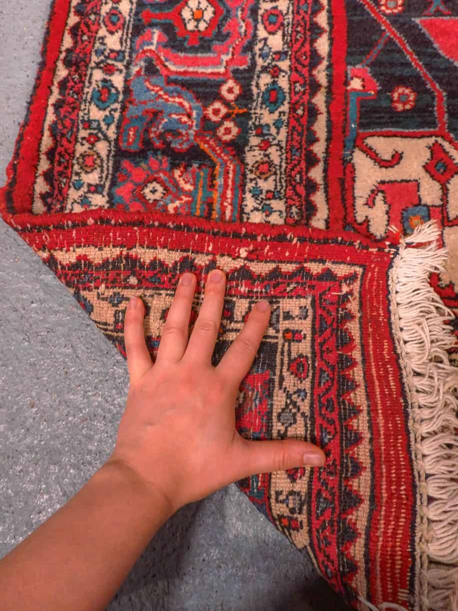 Bijar-maton kuvioinnin yksityiskohta