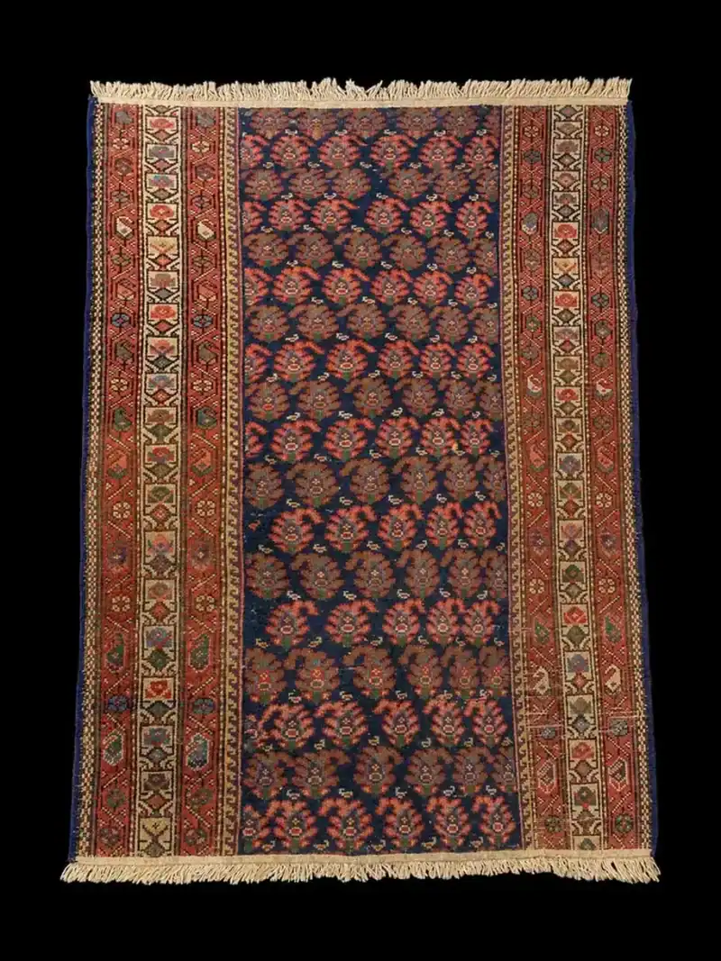 Harmoninen maanläheinen Malayer - 145 x 101 cm, ylhäältä kuvattu