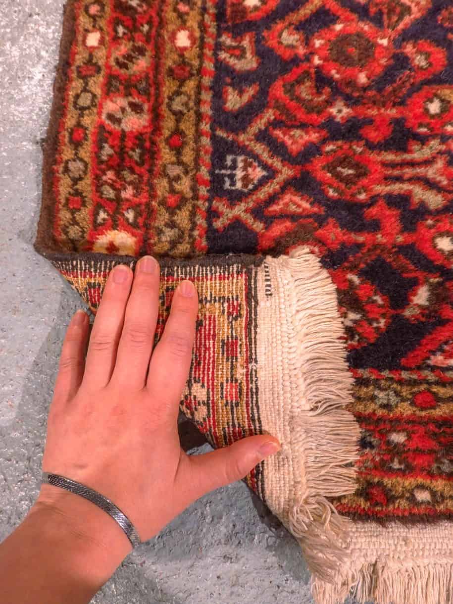 Hamadan-maton kuvioinnin yksityiskohta