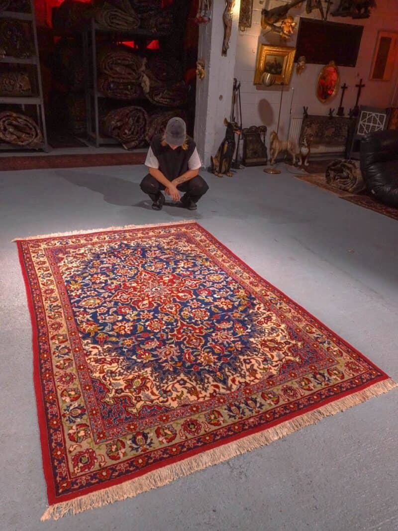 Muu käsinsolmittu Nahavand-villamatto, 220 × 150 cm