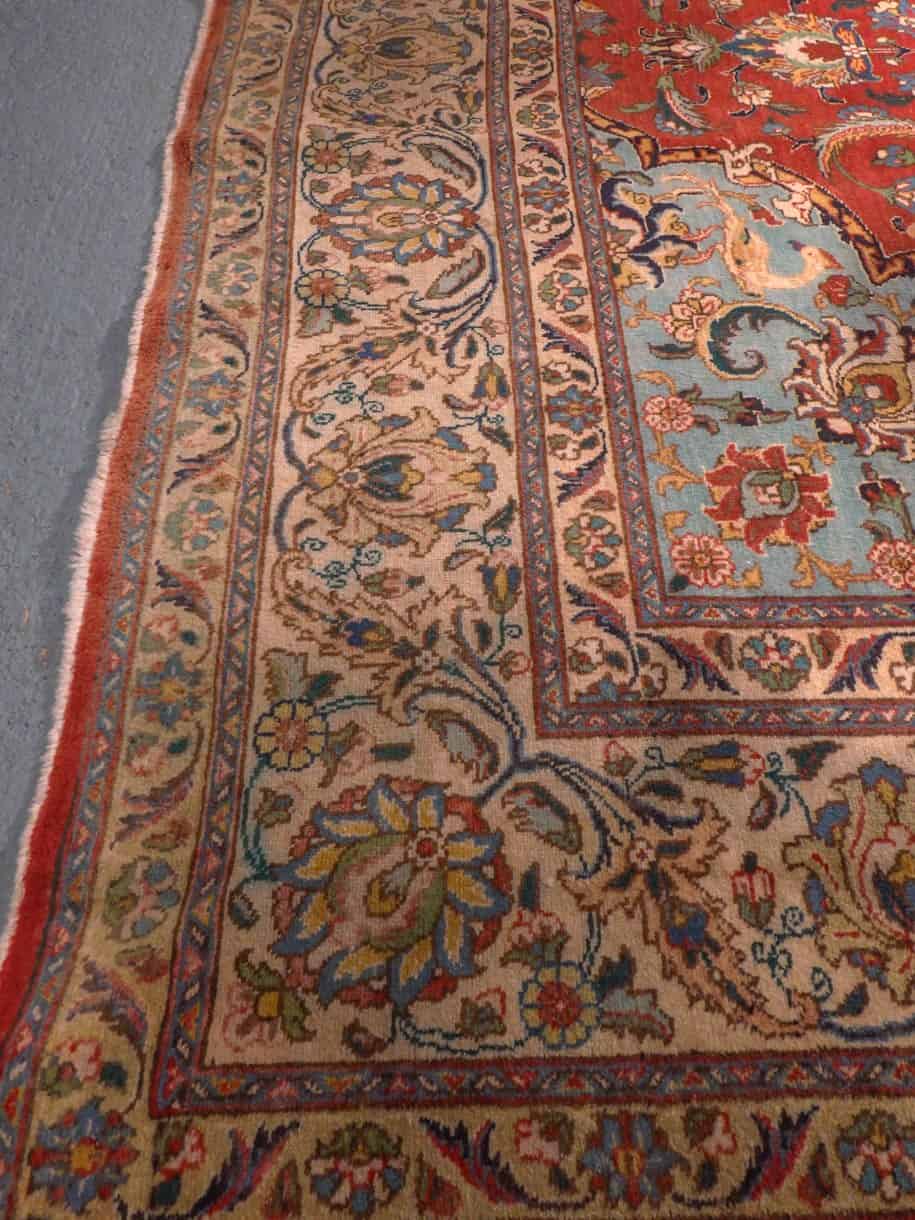 Tabriz-maton kuvioinnin yksityiskohta