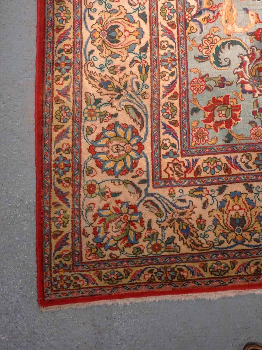 Tabriz-maton reunan yksityiskohta