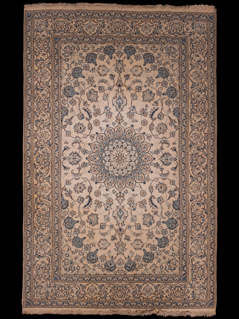 raikkaan vaalea nain silkkidetaljeilla – 305 x 200 cm