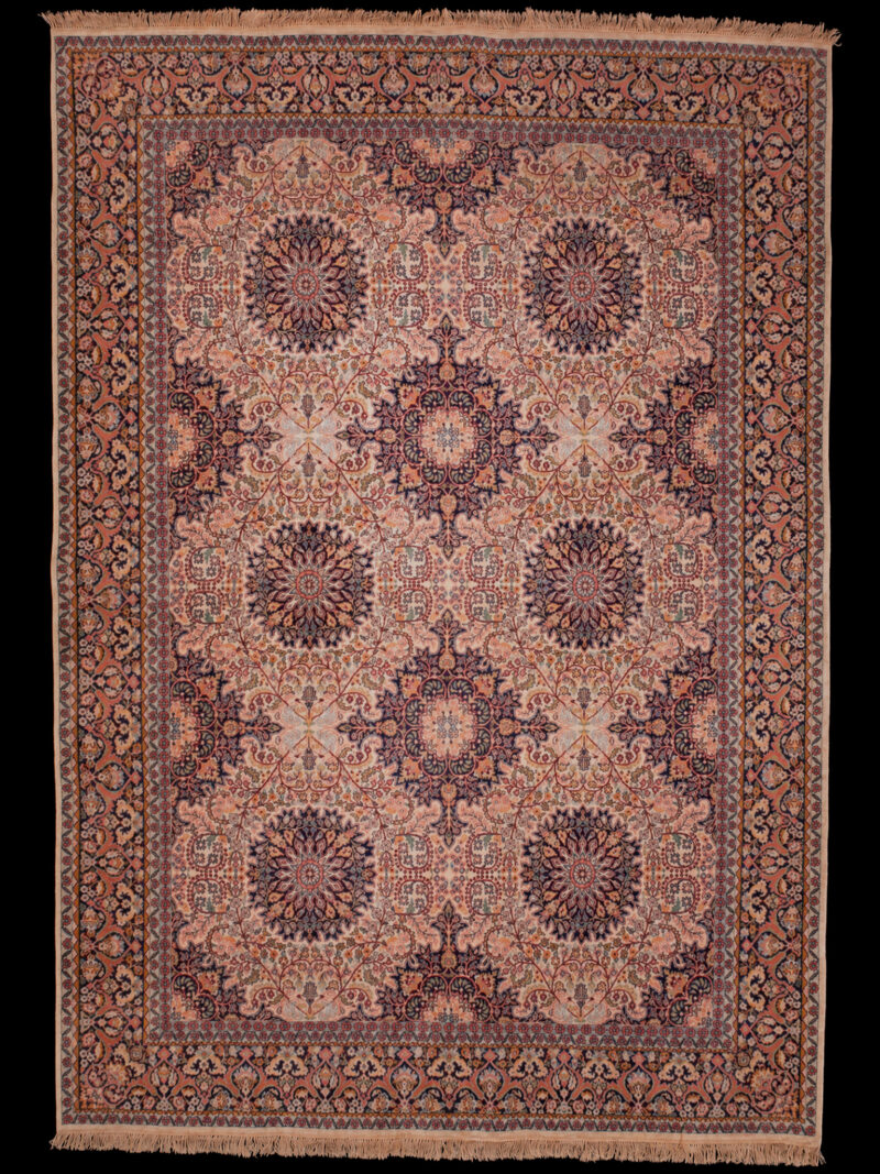 silkkimatto häikäisevän upea ghom – 340 x 240 cm