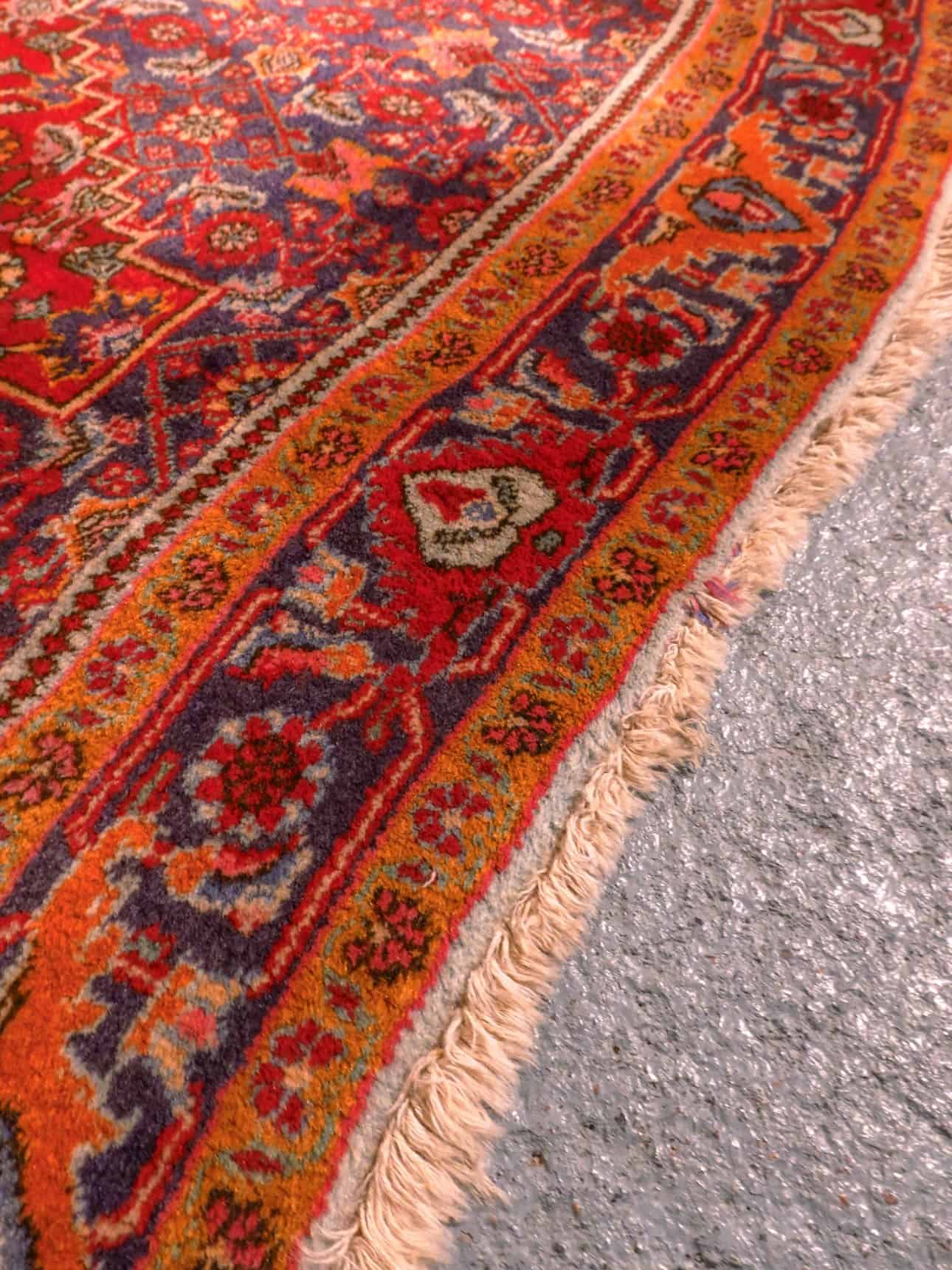 Bijar-maton kuvioinnin yksityiskohta