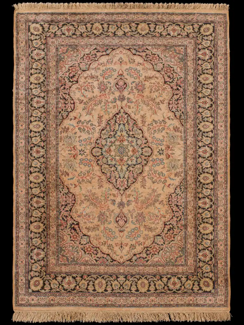 Silkkimatto – Tyynen meditatiivinen Kashmir - 184 x 126 cm