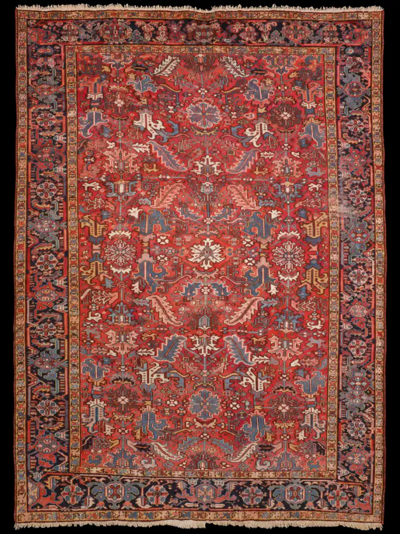 Persoonallisen pastellinen Heriz 1970-luvulta - 335 x 235 cm