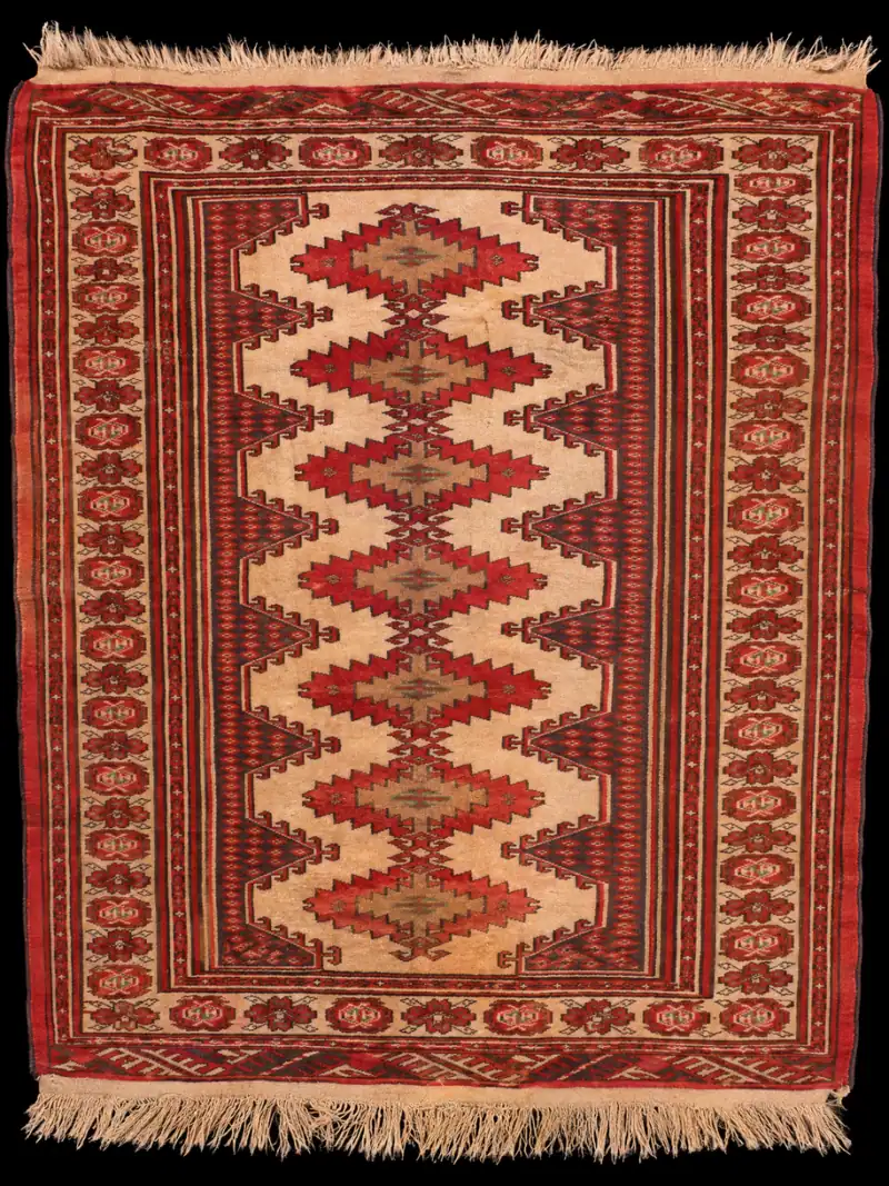 Perinteinen puoliantiikki-Buhara - 130 x 96 cm