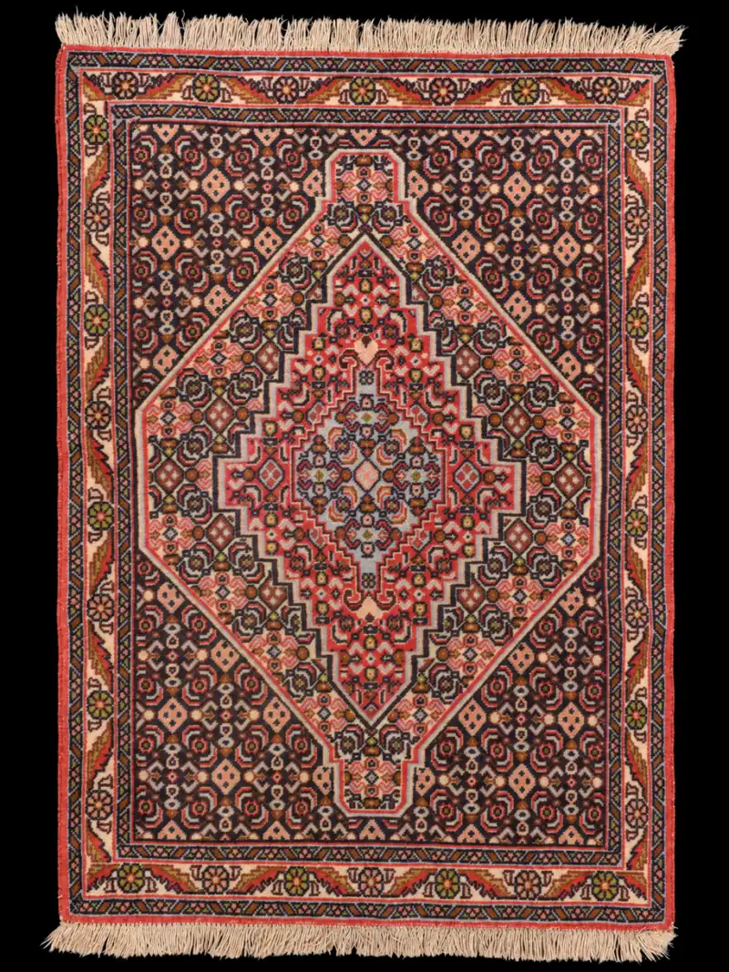 Vaaleanpunainen Senneh - 108 x 73 cm