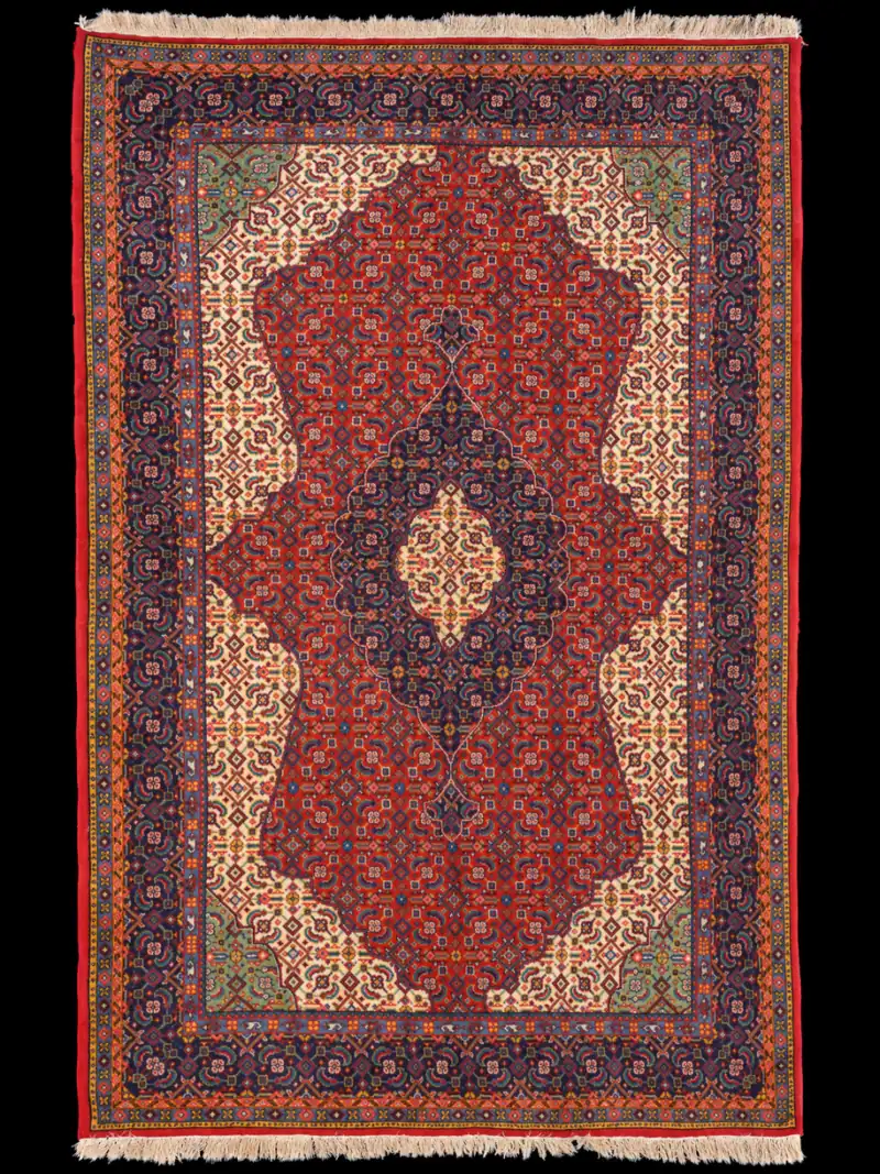 Rytmikkään koristeellinen Bijar - 161 x 103 cm