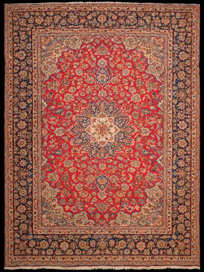 Upean yksityiskohtainen palatsikokoinen Isfahan - 402 x 297 cm