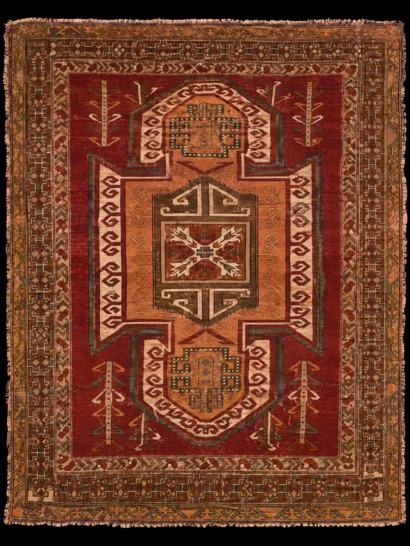 Tummanpuhuva Kazakki - 181 x 144 cm