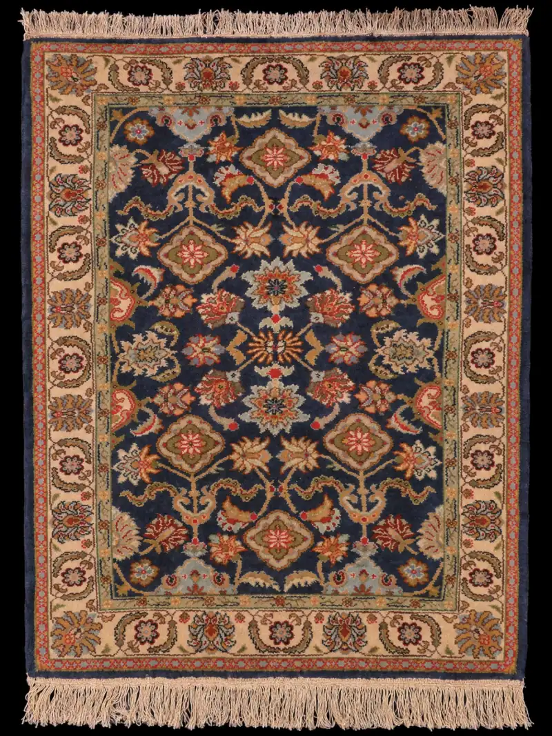 Vehreän koristeellinen Tabriz - 144 x 103 cm