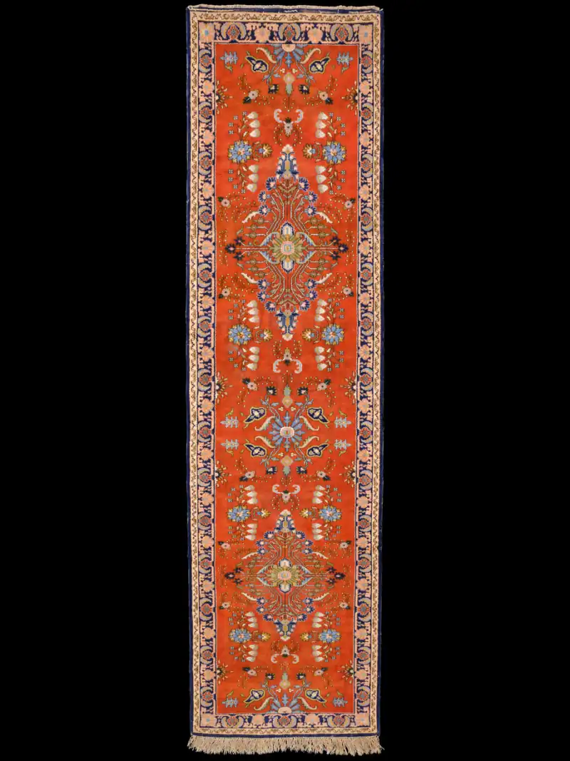 Hienostunut Sarouk-käytävämatto - 335 x 85 cm