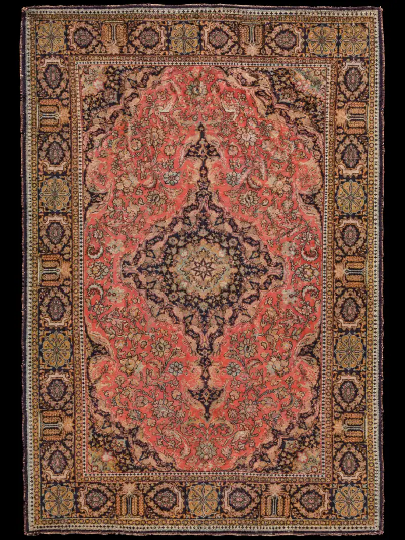 Silkkimatto – Runsaan koristeellinen Ghom – 157 x 107 cm