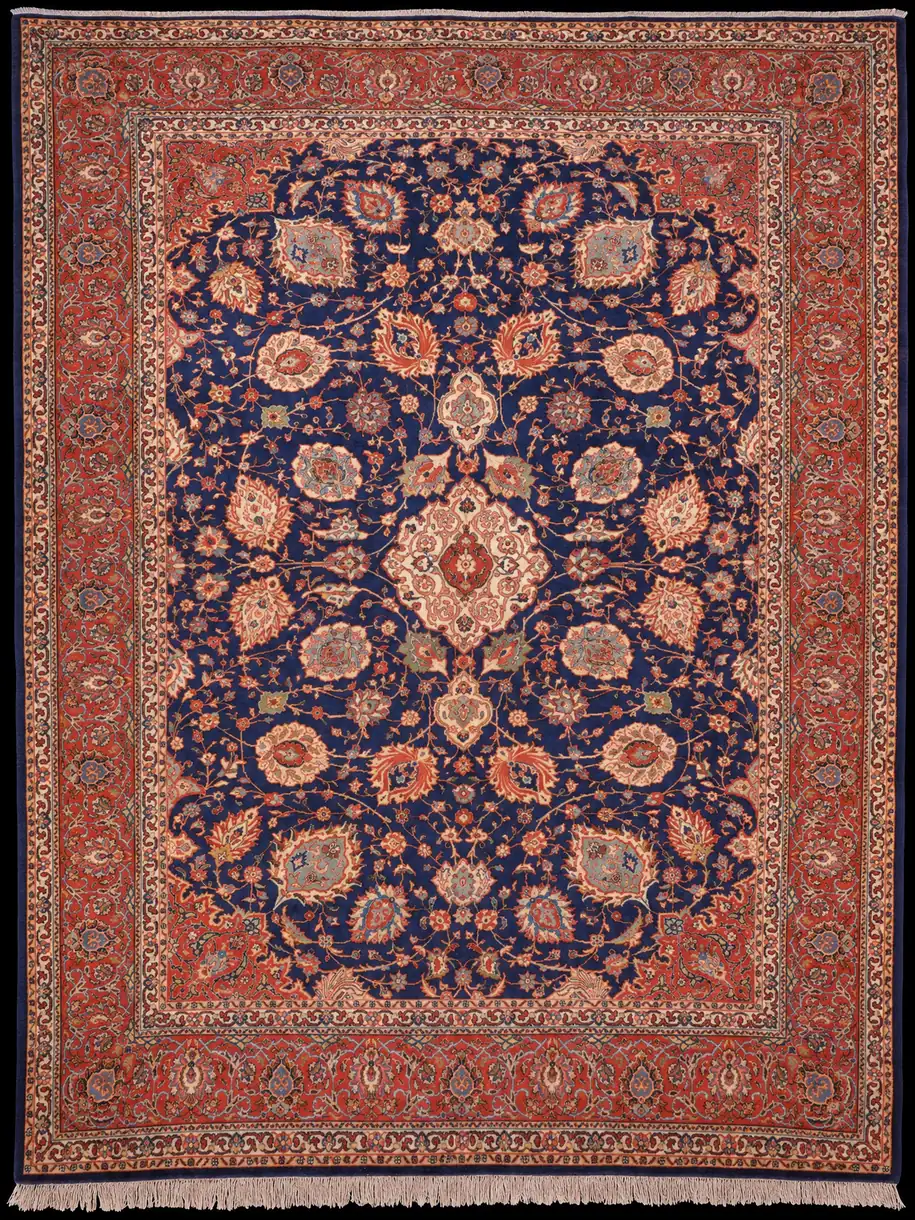 Uskomattoman koristeellinen Sarouk – 360 x 270 cm